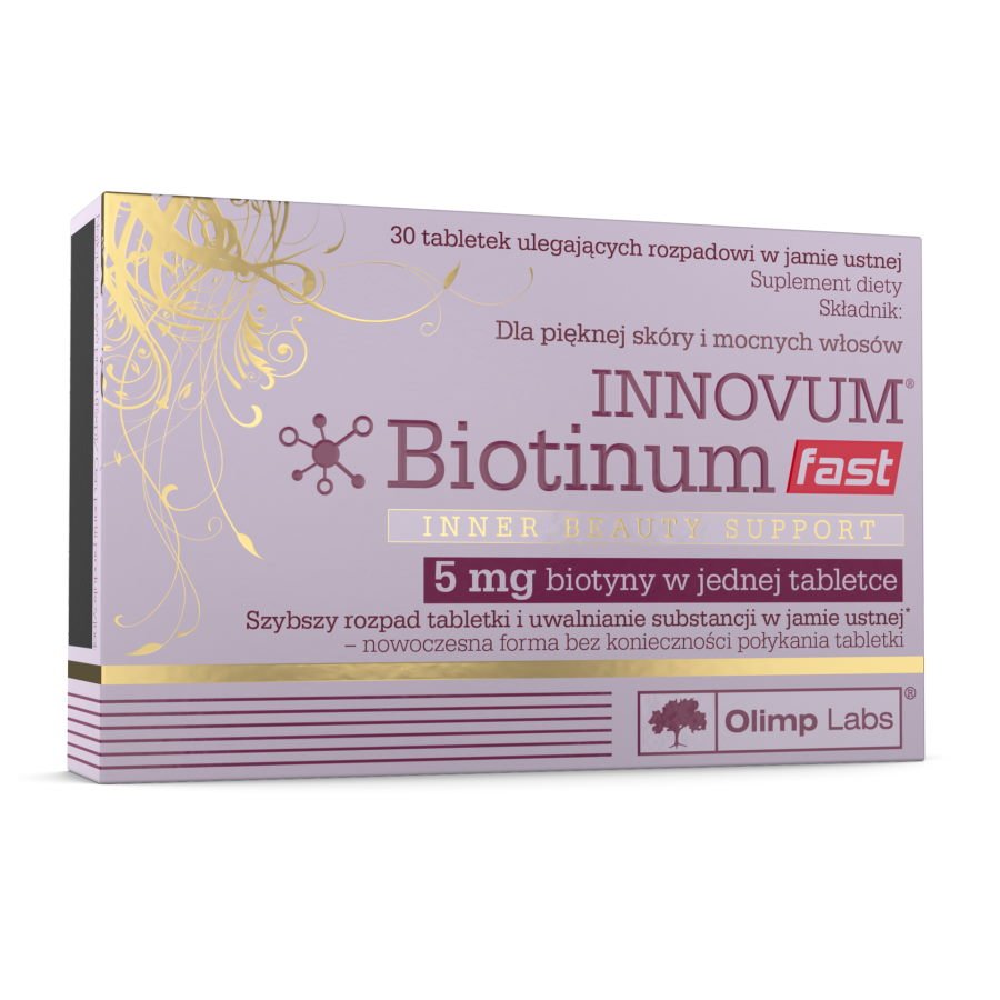 Витамины и минералы Olimp Innovum Biotinum Fast, 30 таблеток,  мл, Olimp Labs. Витамины и минералы. Поддержание здоровья Укрепление иммунитета 