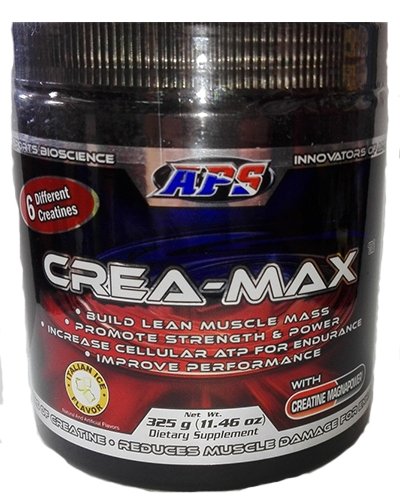 Crea-Max, 325 g, APS. Diferentes formas de creatina. 