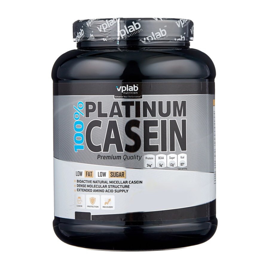 Протеин VPLab 100% Platinum Casein, 908 грамм Банан,  мл, VPLab. Протеин. Набор массы Восстановление Антикатаболические свойства 