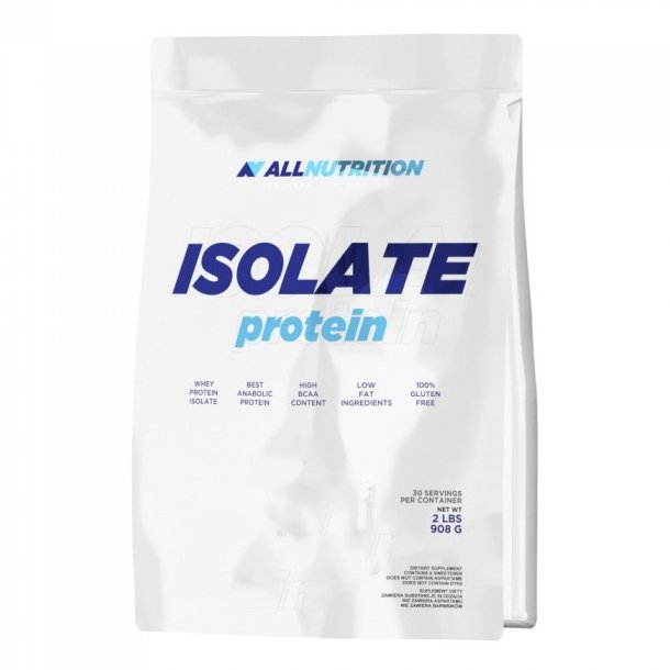 Протеин AllNutrition Isolate Protein, 908 грамм Капучино,  мл, AllNutrition. Протеин. Набор массы Восстановление Антикатаболические свойства 
