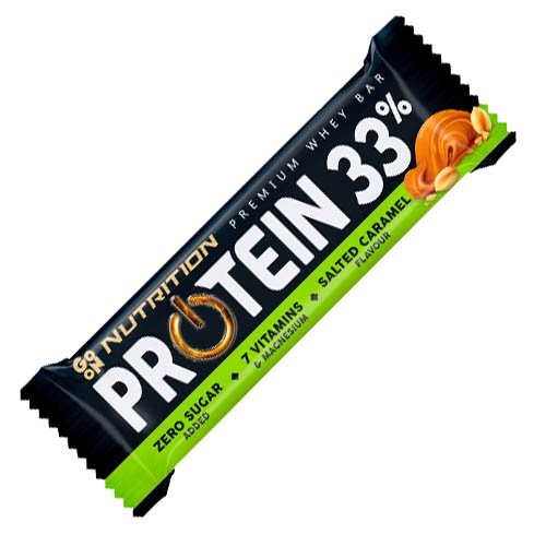Батончик GoOn Protein 33%, 50 грамм Соленая карамель,  мл, Go On Nutrition. Батончик. 