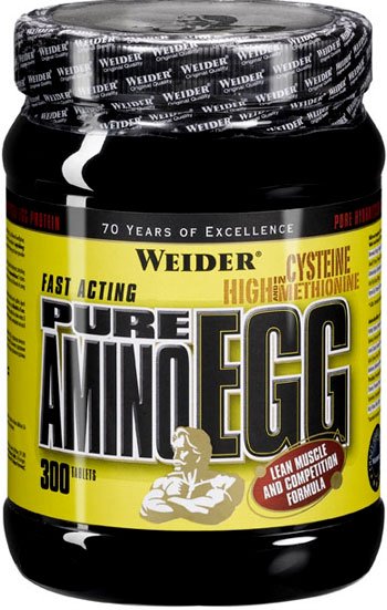 Pure Amino Egg, 300 piezas, Weider. Complejo de aminoácidos. 