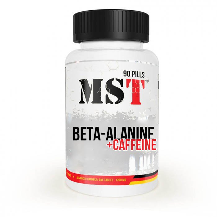 MST Nutrition Аминокислота MST Beta-Alanine + Caffeine, 90 таблеток, , 