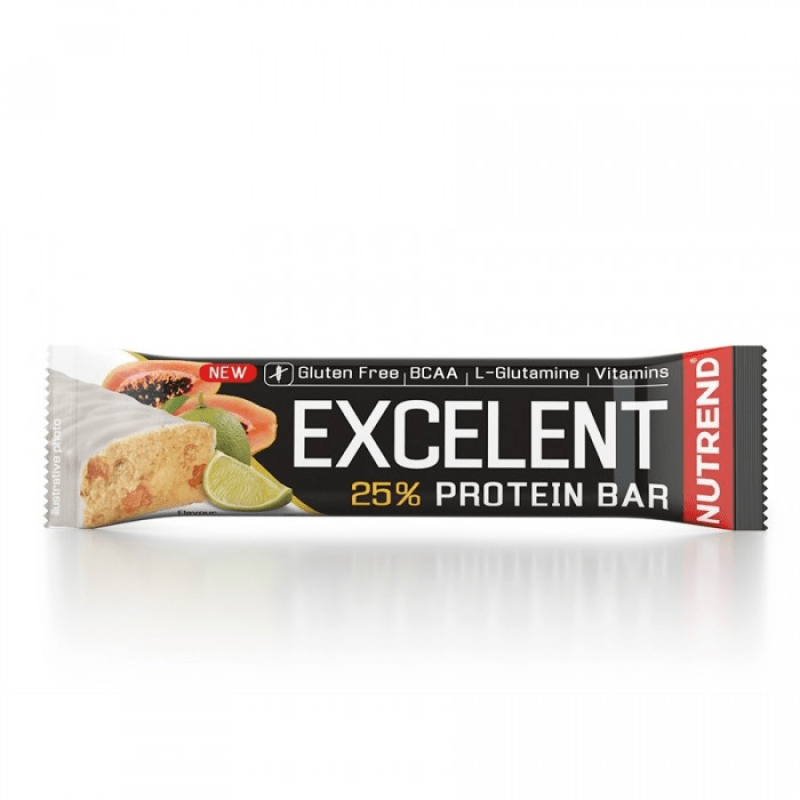 Nutrend Протеїновий батончик Excelent Protein Bar Double Nutrend 85 g Lime with Papaya, , 85 г