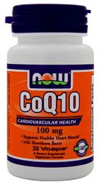 CoQ10 100 mg, 30 шт, Now. Коэнзим-Q10. Поддержание здоровья Антиоксидантные свойства Профилактика ССЗ Толерантность к физ. нагрузкам 