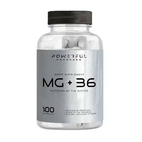 Powerful Progress Витамины Powerful Progress Mg + B6 100 Caps, ,