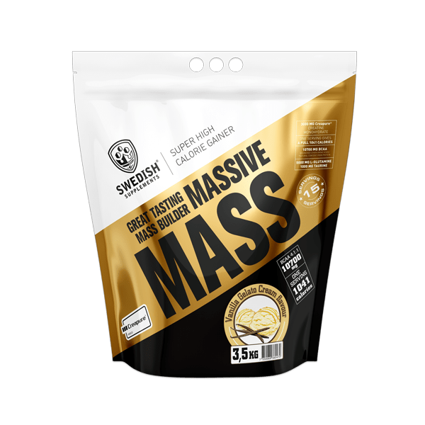 Swedish supplements - Massive Mass - 3,5 kg Vanilla Galato,  мл, Swedish Supplements. Гейнер. Набор массы Энергия и выносливость Восстановление 