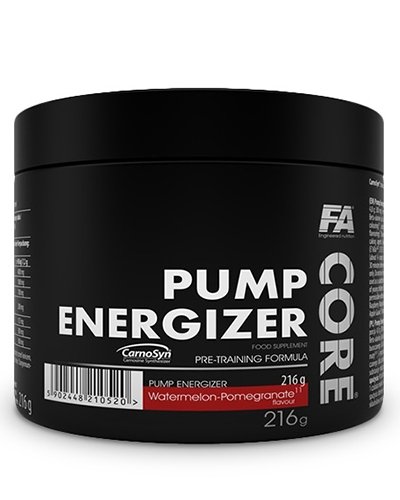 Pump Energizer Core, 216 г, Fitness Authority. Предтренировочный комплекс. Энергия и выносливость 