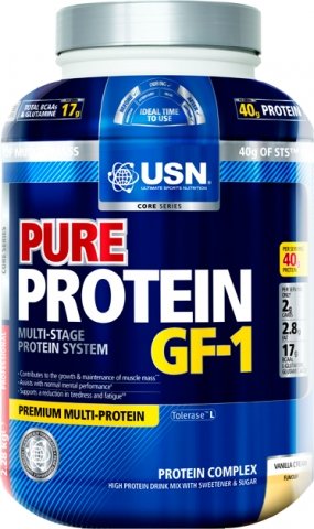 Pure Protein GF-1, 1000 г, USN. Комплексный протеин. 