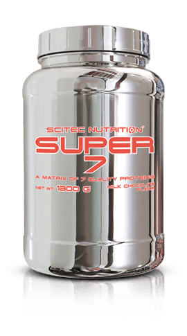 Super 7, 1300 г, Scitec Nutrition. Комплексный протеин. 