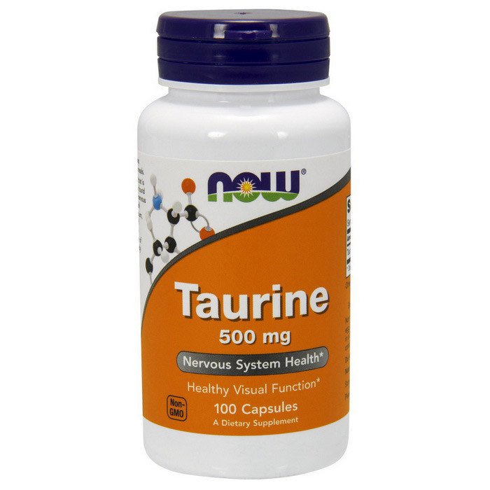 Таурин Now Foods Taurine 1000 mg (100 капс) нау фудс,  мл, Now. Таурин. 
