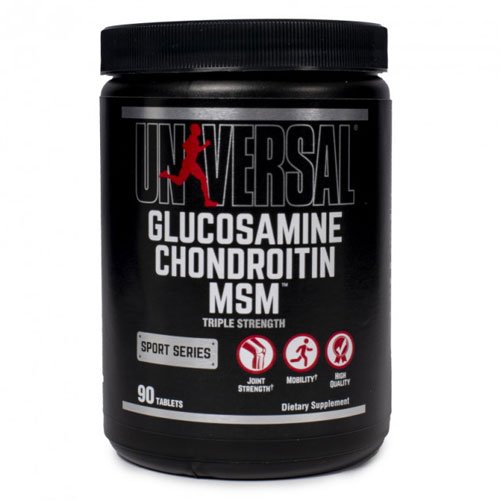 Universal Nutrition Glucosamine Chondroitin MSM 90 таб Без вкуса,  ml, Universal Nutrition. Glucosamine Chondroitin. General Health Ligament and Joint strengthening 