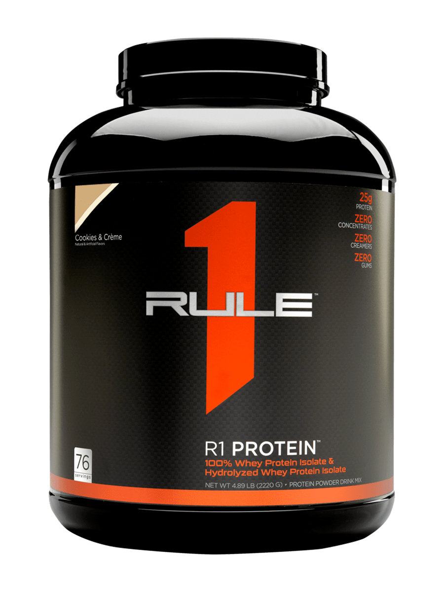 Rule One Proteins Сывороточный протеин изолят R1 (Rule One) R1 Protein 2220 грамм Печенье крем, , 