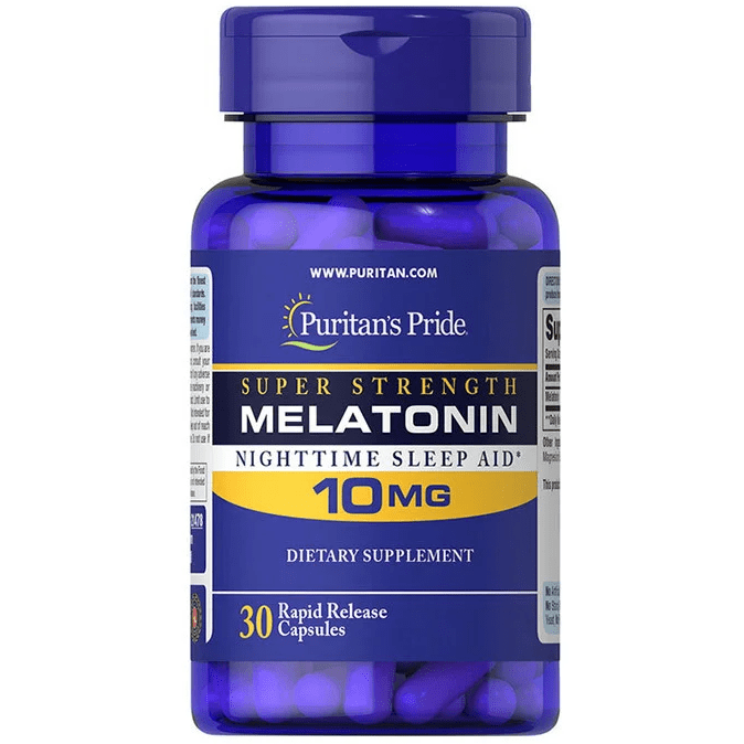 Puritan's Pride Melatonin 10 mg, , 30 шт
