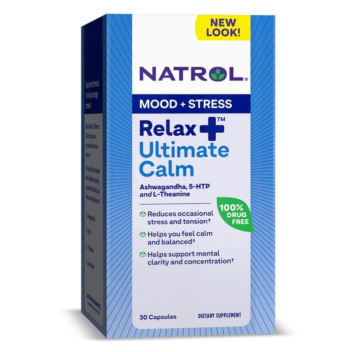 Natrol Натуральная добавка Natrol Relax+ Ultimate Calm, 30 капсул, , 