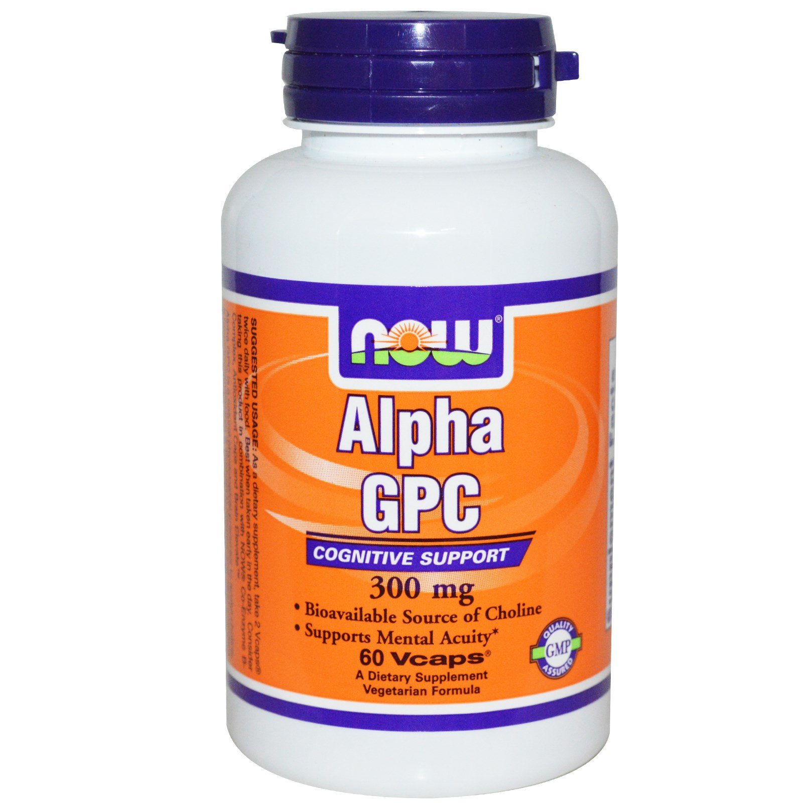 Now Alpha GPC 300 mg, , 60 pcs