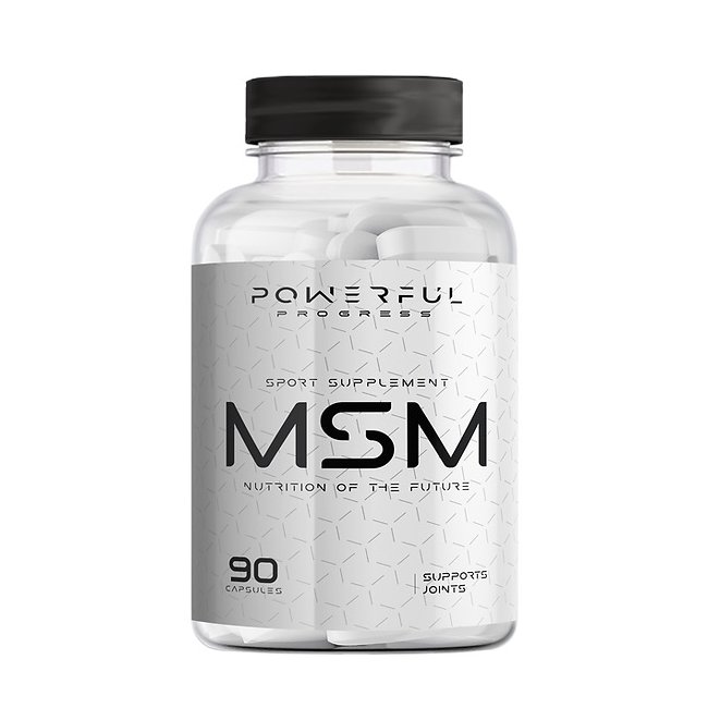 Powerful Progress Препарат для суставов и связок Powerful Progress MSM 1000 mg, 90 капсул, , 