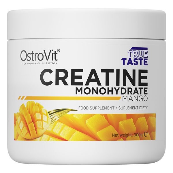 Креатин OstroVit Creatine Monohydrate, 300 грамм Манго СРОК 08.21,  мл, OstroVit. Креатин. Набор массы Энергия и выносливость Увеличение силы 