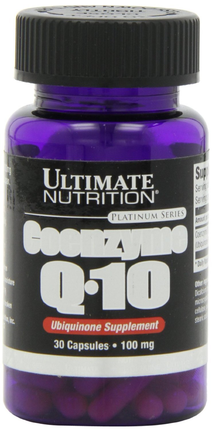 Coenzyme Q-10, 30 шт, Ultimate Nutrition. Коэнзим-Q10. Поддержание здоровья Антиоксидантные свойства Профилактика ССЗ Толерантность к физ. нагрузкам 