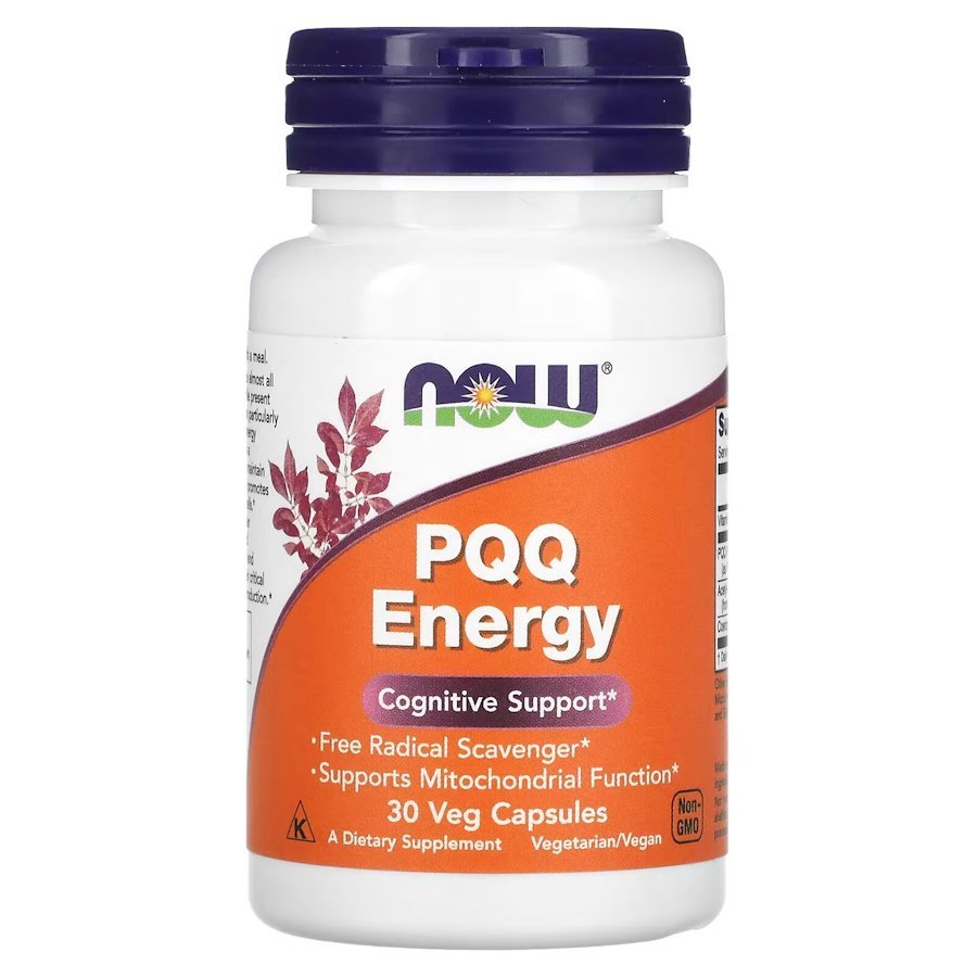 Витамины и минералы NOW PQQ Energy, 30 вегакапсул,  ml, Now. Vitaminas y minerales. General Health Immunity enhancement 