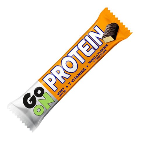 Батончик GoOn Protein Bar, 50 грамм Ваниль СРОК 11.21,  мл, Go On Nutrition. Батончик. 