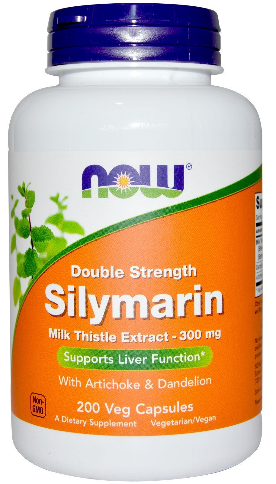 Double Strenght Silymarin, 200 pcs, Now. Special supplements. 