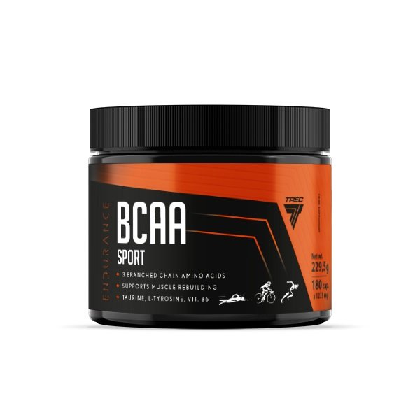 BCAA Trec Nutrition BCAA Sport, 180 капсул,  ml, Trec Nutrition. BCAA. Weight Loss recovery Anti-catabolic properties Lean muscle mass 