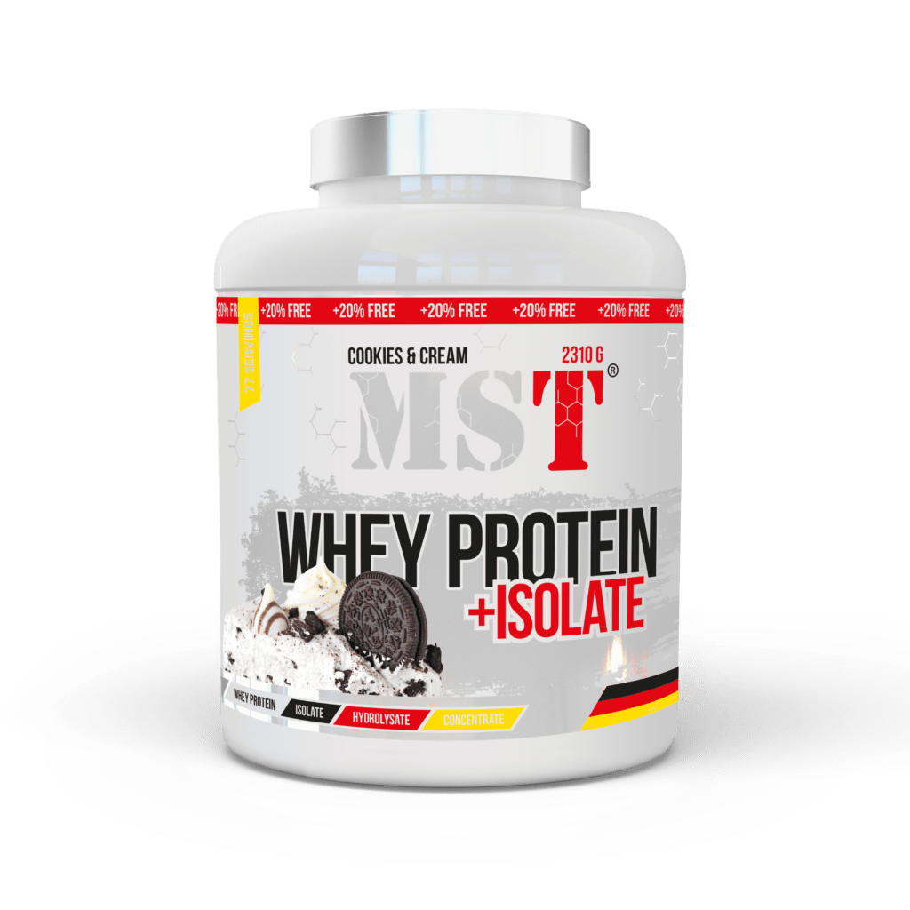 MST Nutrition Сывороточный протеин изолят MST Whey Protein + Isolate 2310 грамм Печенье Крем, , 