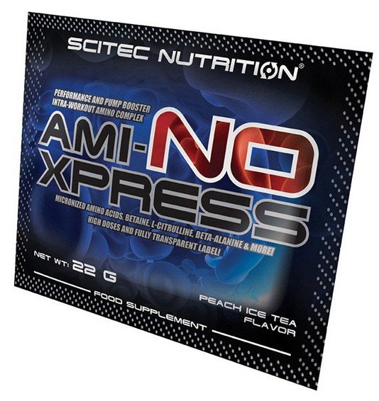 Ami-NO Xpress, 22 г, Scitec Nutrition. Предтренировочный комплекс. Энергия и выносливость 