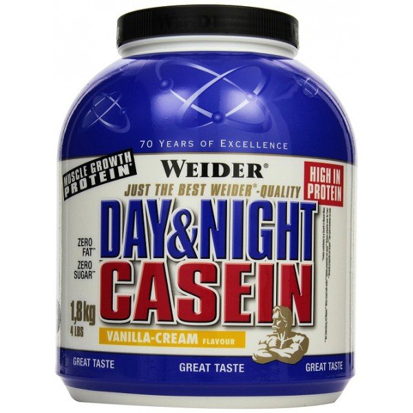 Day& Night Casein, 1800 g, Weider. Casein. Weight Loss 
