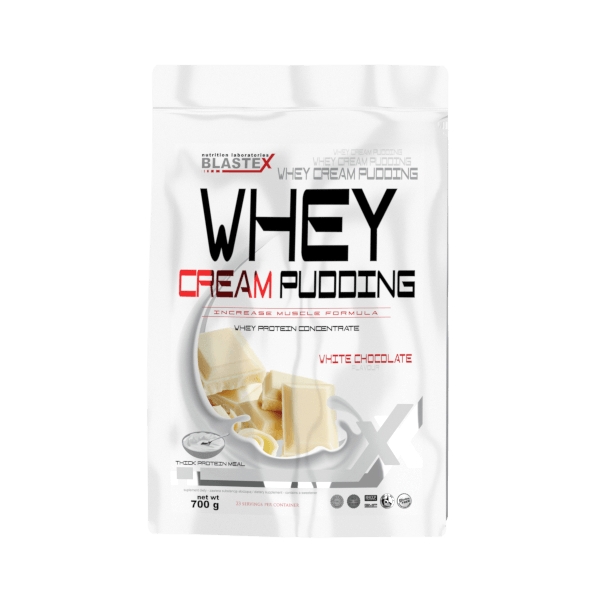 Whey Cream Pudding, 700 g, Blastex. Whey Concentrate. Mass Gain recovery Anti-catabolic properties 