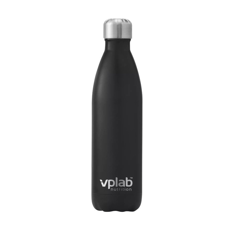 Бутылка VPLab Metal Water Bottle 500 мл, Black,  ml, VP Lab. Frascos. 