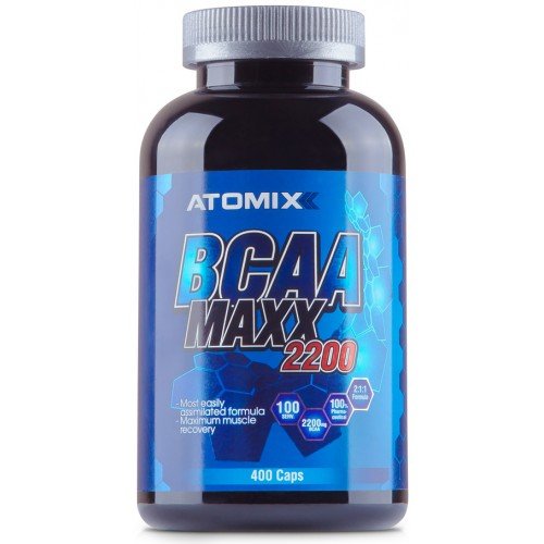 BCAA Maxx 2200, 400 шт, Atomixx. BCAA. Снижение веса Восстановление Антикатаболические свойства Сухая мышечная масса 