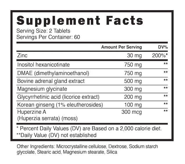 Blackstone labs  Adrenal Care 120 шт. / 60 servings,  ml, Blackstone Labs. Nootropic