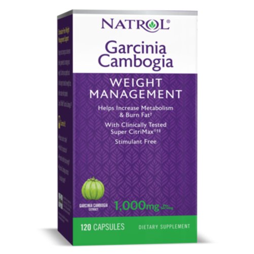 Натуральная добавка Natrol Garcinia Cambogia, 120 капсул,  ml, Natrol. Natural Products. General Health 