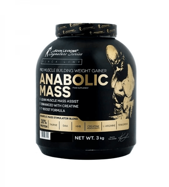 Гейнеры Kevin Levrone Levro Anabolic Mass 3 kg (40% protein),  мл, Kevin Levrone. Гейнер. Набор массы Энергия и выносливость Восстановление 