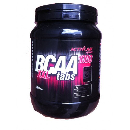 BCAA 1000 XXL, 300 pcs, ActivLab. BCAA. Weight Loss recovery Anti-catabolic properties Lean muscle mass 