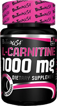 BioTech L-Carnitine 1000 mg 30 tabs,  ml, BioTech. L-carnitine. Weight Loss General Health Detoxification Stress resistance Lowering cholesterol Antioxidant properties 