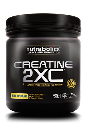Creatine 2XC, 220 g, Nutrabolics. Clorhidrato de creatina. 