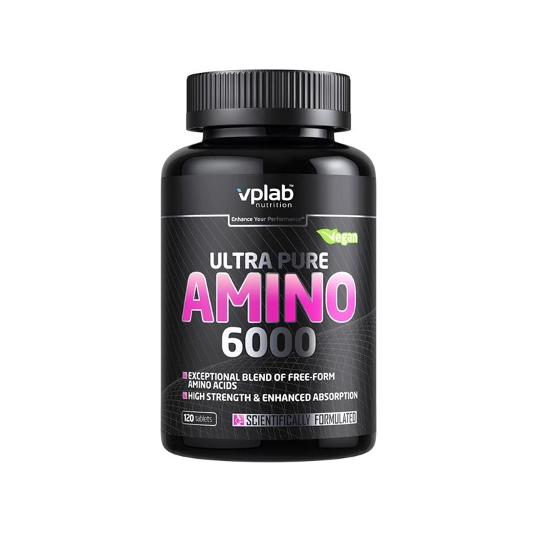Аминокислота VPLab Ultra Pure Amino 6000, 120 капсул,  ml, VP Lab. Amino Acids. 