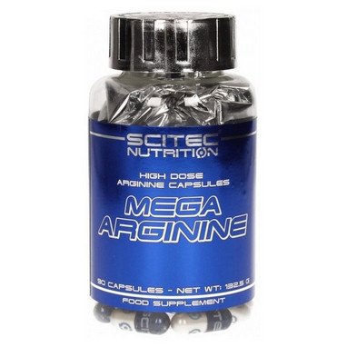 Mega Arginine Scitec Nutrition 90 caps,  мл, Scitec Nutrition. Аминокислоты. 