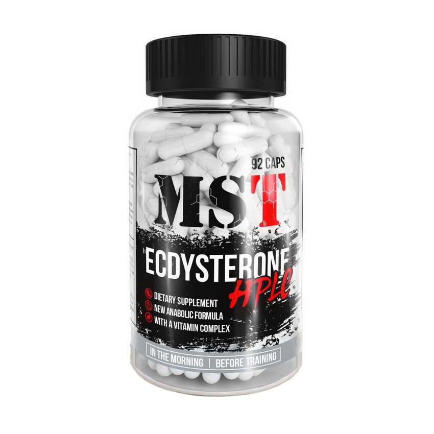 Бустер тестостерона MST Ecdysterone HPLC (92 капс) мст,  мл, MST Nutrition. Бустер тестостерона. Поддержание здоровья Повышение либидо Aнаболические свойства Повышение тестостерона 