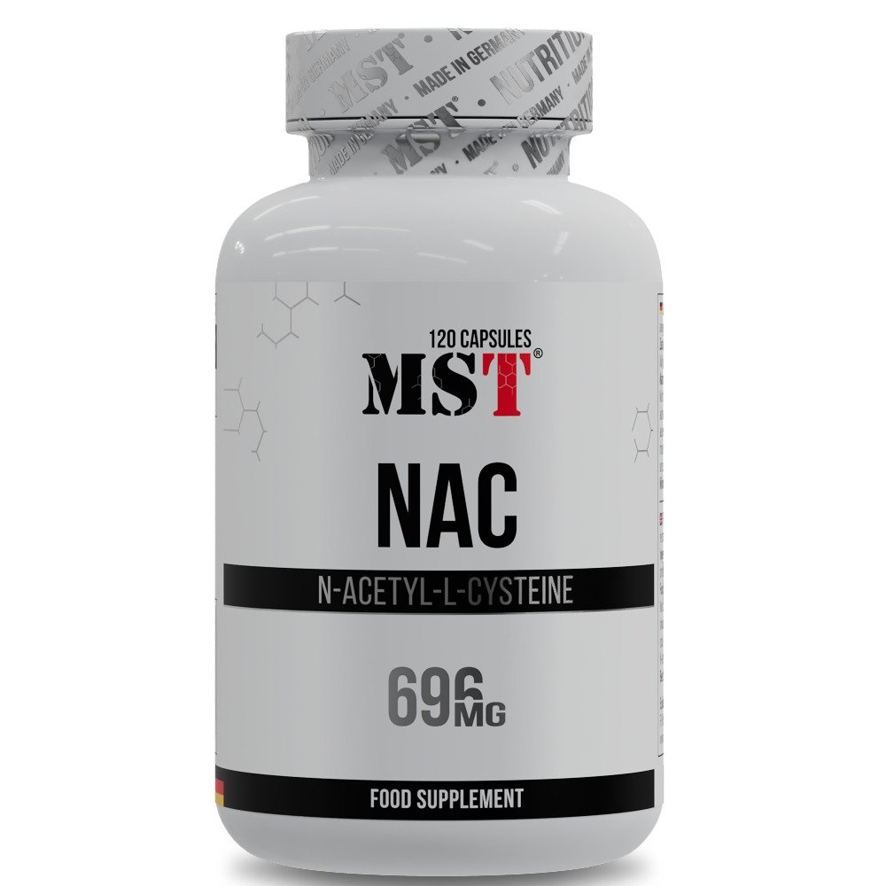 MST Nutrition Аминокислота MST NAC, 120 капсул, , 