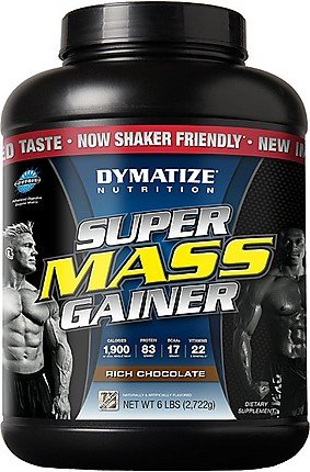 Super Mass Gainer, 2722 g, Dymatize Nutrition. Ganadores. Mass Gain Energy & Endurance recuperación 