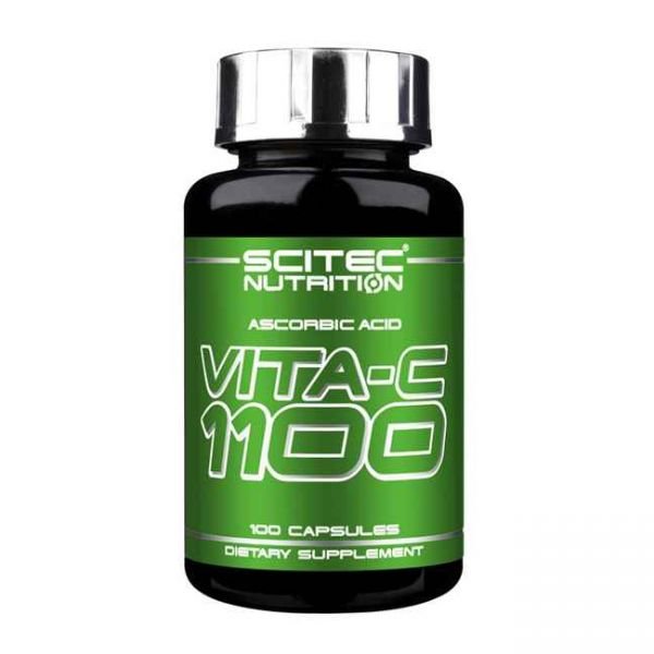 Vita-C 1100, 100 шт, Scitec Nutrition. Витамин C. Поддержание здоровья Укрепление иммунитета 