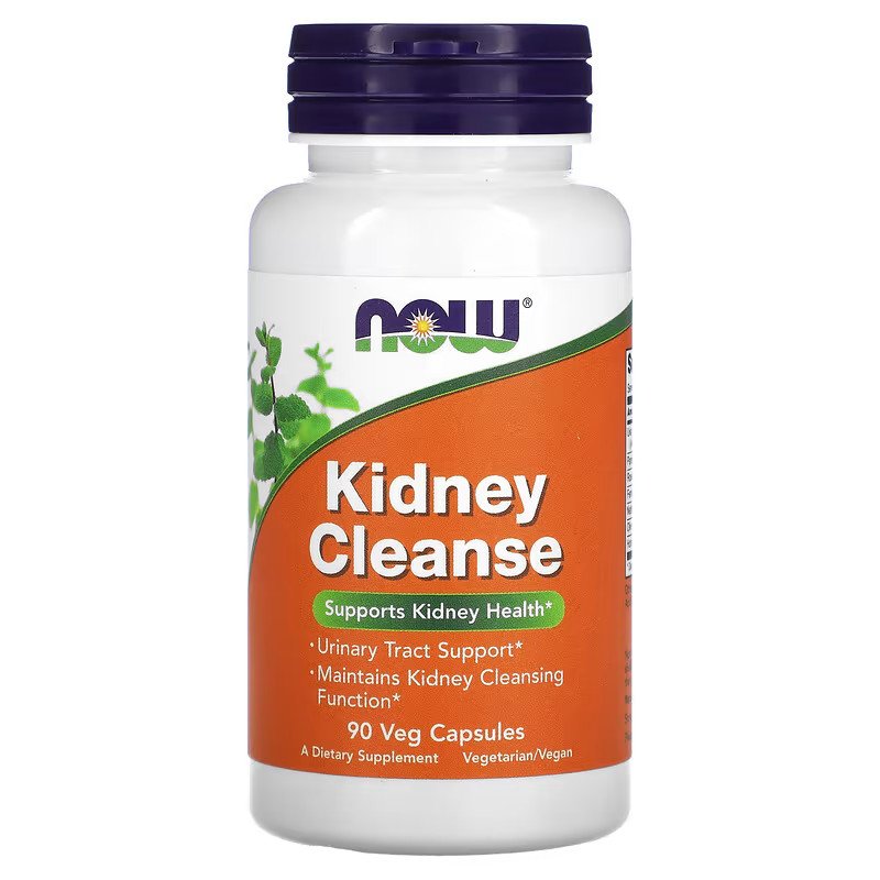 Натуральная добавка NOW Kidney Cleanse, 90 вегакапсул,  мл, Now. Hатуральные продукты. Поддержание здоровья 