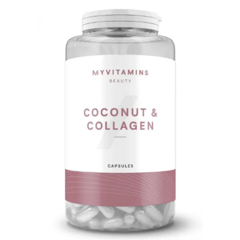 Coconut Collagen MyProtein 180 caps,  мл, MyProtein. Коллаген. Поддержание здоровья Укрепление суставов и связок Здоровье кожи 