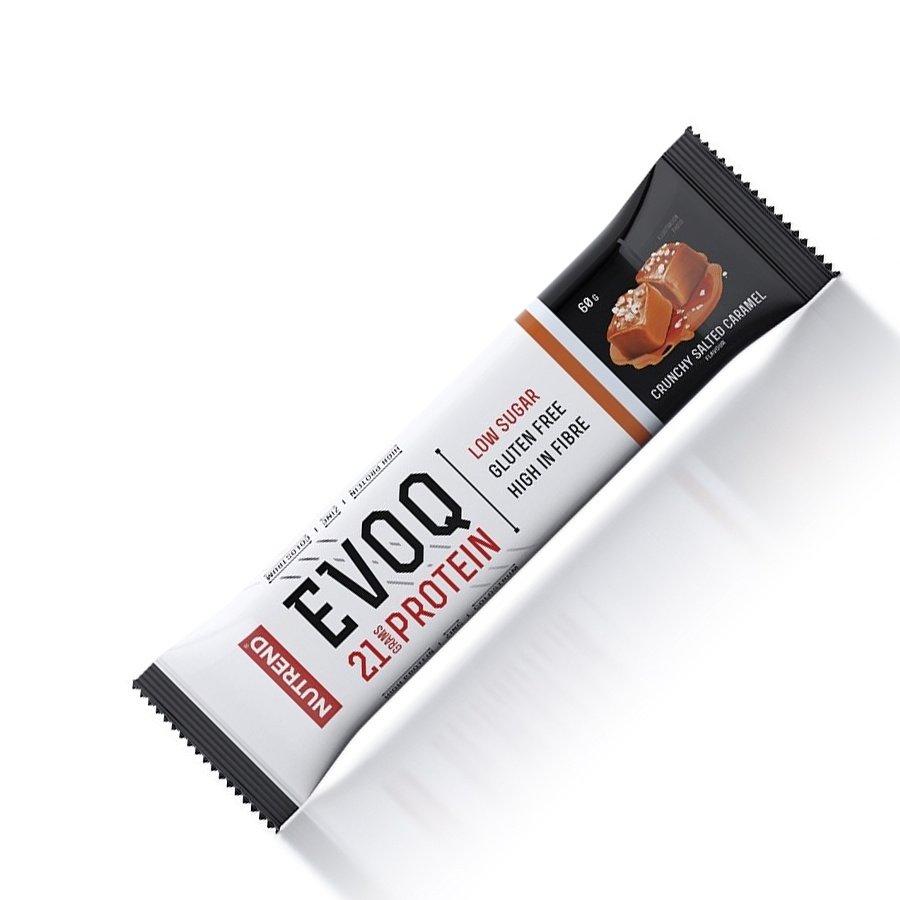 Батончик Nutrend Evoq 21 Protein Bar, 60 грамм Хрустящая соленая карамель,  ml, Nutrend. Bar. 