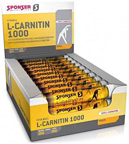 L-Carnitin 1000, 30 pcs, Sponser. L-carnitine. Weight Loss General Health Detoxification Stress resistance Lowering cholesterol Antioxidant properties 
