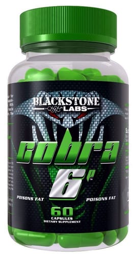 Cobra 6P Extreme, 60 pcs, Blackstone Labs. Thermogenic. Weight Loss Fat burning 